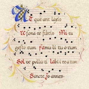 La notation musicale au commencement Ut-queant-laxis-joli-1